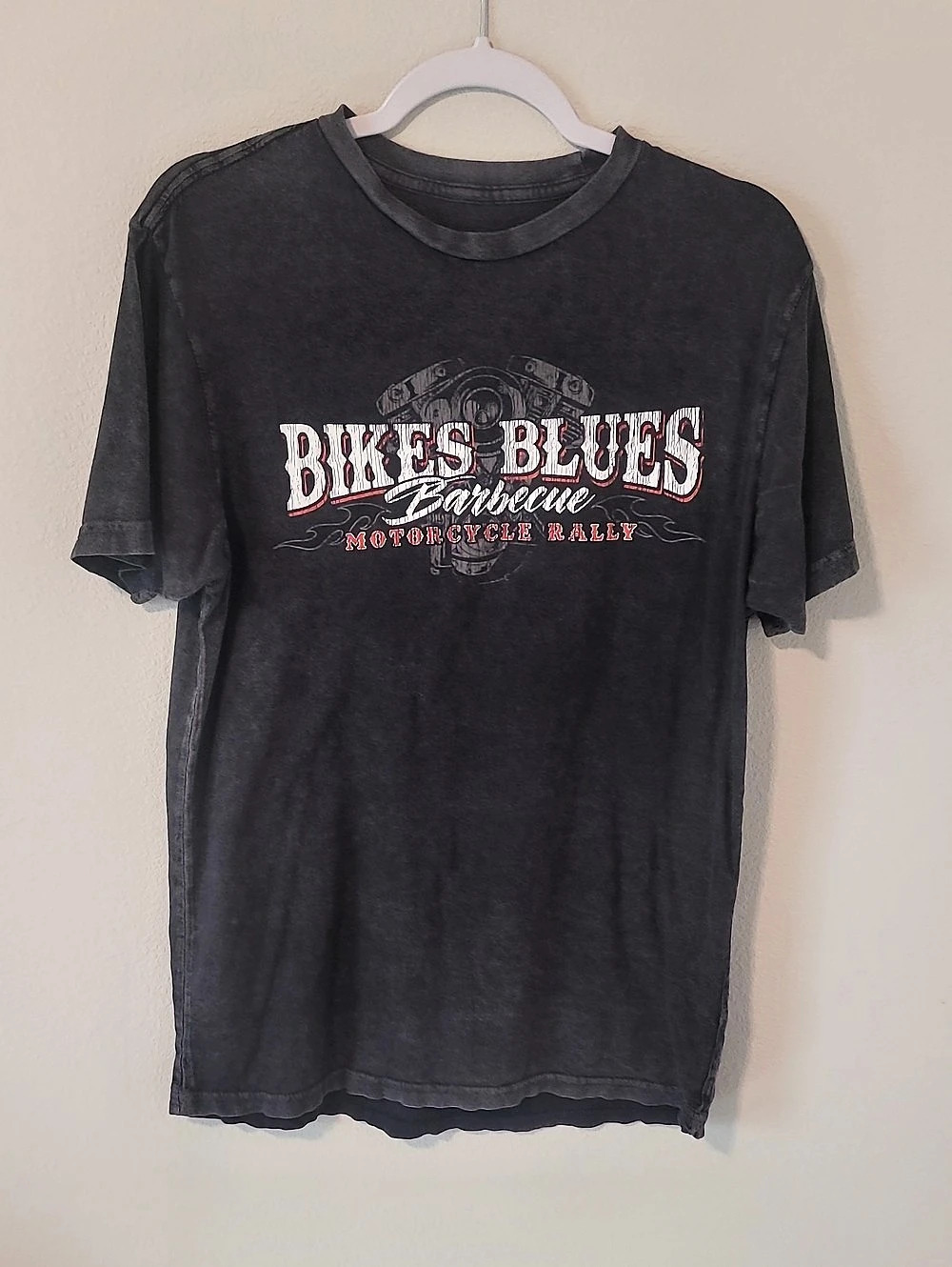 Bikes Blues Barbecue Motorcycle Rally Graphic Motorcycle Rally Tee Size Medium